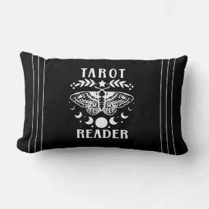 Tarot Reader Moon Phase Galaxy Stars Throw Pillow