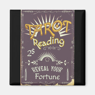 Tarot Reader vintage print Magnet