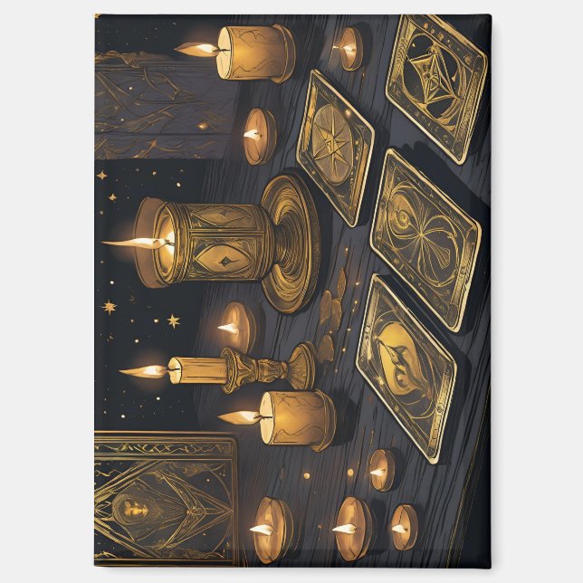 Tarot Reading design Magnet (Front)