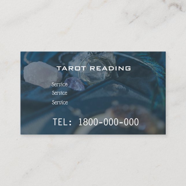 TAROT READING EDITABLE CARD (Front)