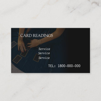TAROT READING EDITABLE CARD