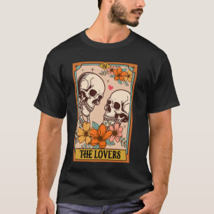 Tarot Reading Mystical Couple Psychic The Lovers T T-Shirt
