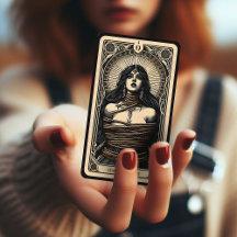 Tarot shibari medieval visiting card customizable