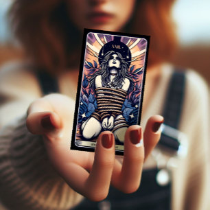 Tarot shibari visiting card customizable