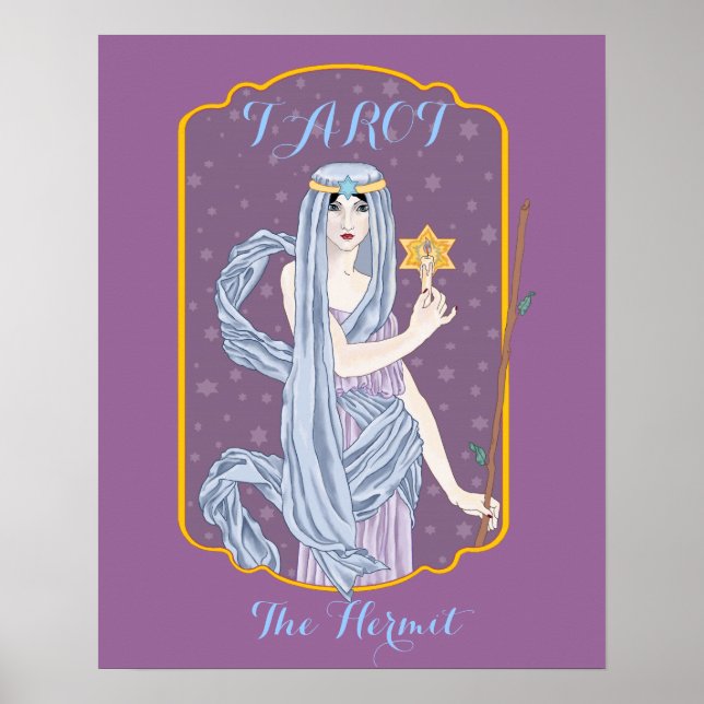 Tarot The Hermit Poster (Front)