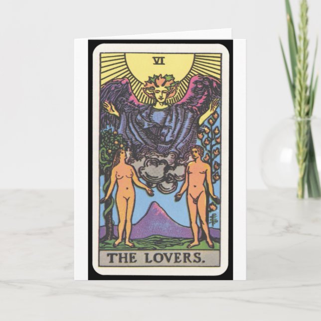 Tarot: The Lovers Card (Front)