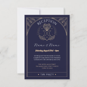 Tarot Wedding Reception Cards Crystals Hearts Moon