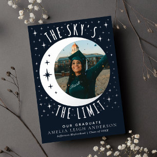 Tarot Witchy Graduation Photo Announcement Card