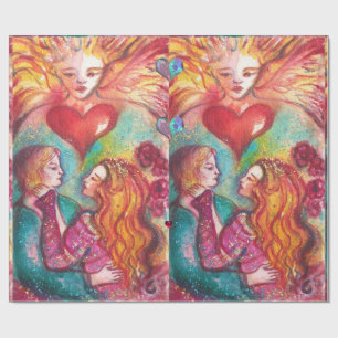 TAROTS OF LOST SHADOWS,LOVERS Valentine's Day Wrapping Paper