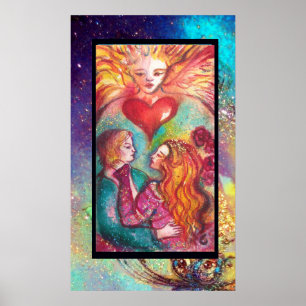 TAROTS OF THE LOST SHADOWS /LOVERS Valentine's day Poster