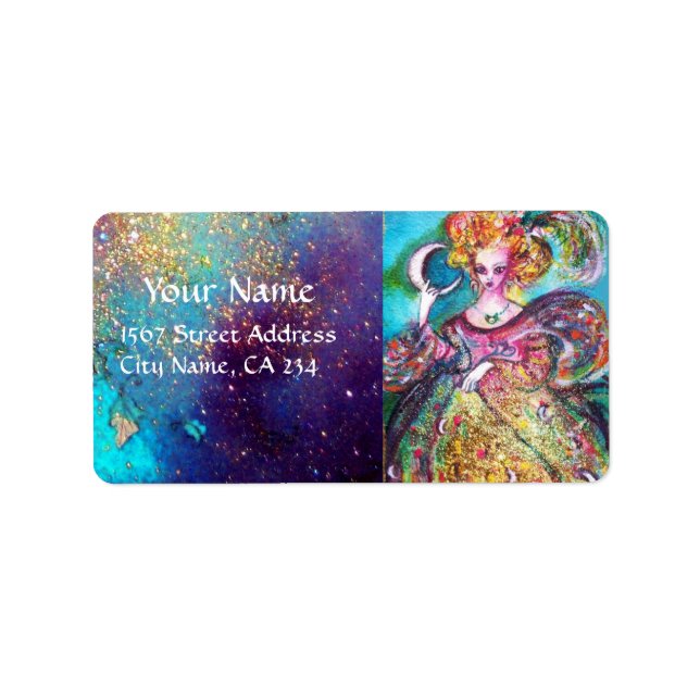 TAROTS OF THE LOST SHADOWS / MOON LADY IN BLUE LABEL (Front)