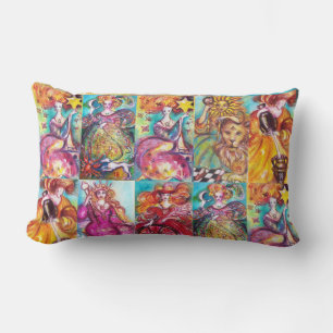 TAROTS OF THE LOST SHADOWS /STAR,MOON,SUN,EMPRESS LUMBAR CUSHION