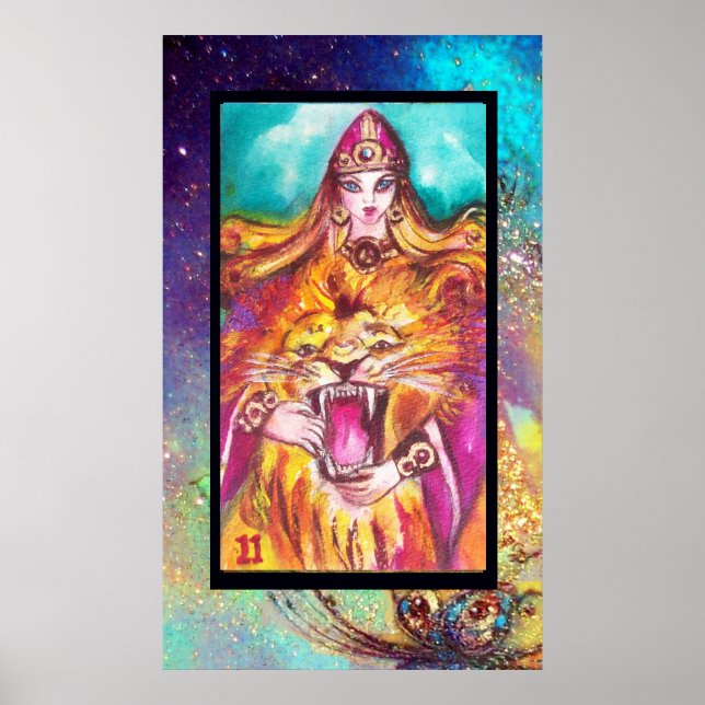 TAROTS OF THE LOST SHADOWS / STRENGHT FORTITUDE POSTER (Front)