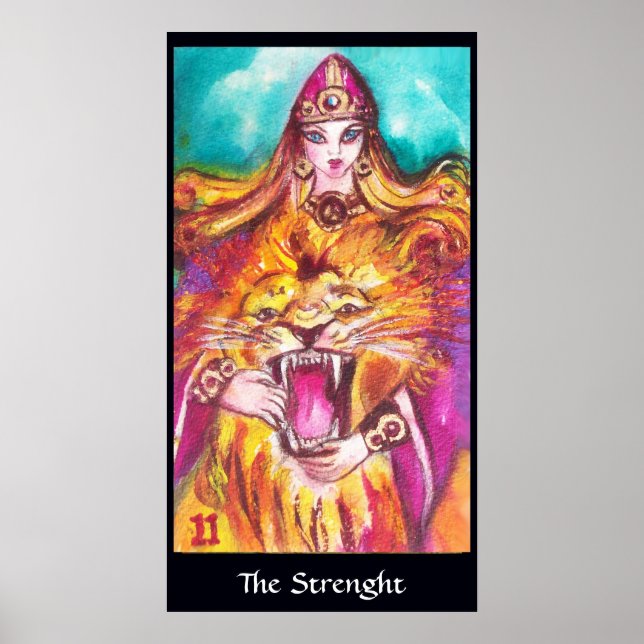 TAROTS OF THE LOST SHADOWS /Strength / Fortitude Poster (Front)