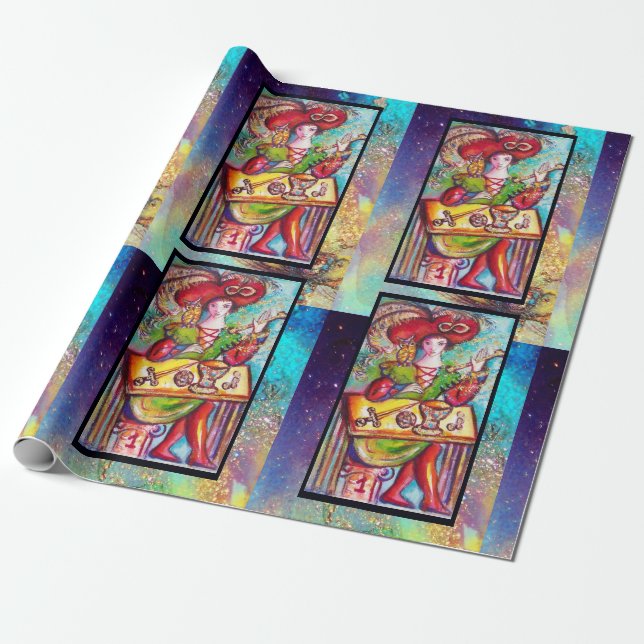 TAROTS OF THE LOST SHADOWS /THE MAGICIAN  WRAPPING PAPER (Unrolled)