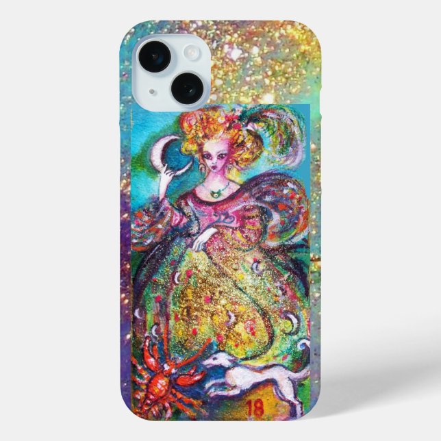 TAROTS OF THE LOST SHADOWS / THE MOON LADY Case-Mate iPhone CASE (Back)