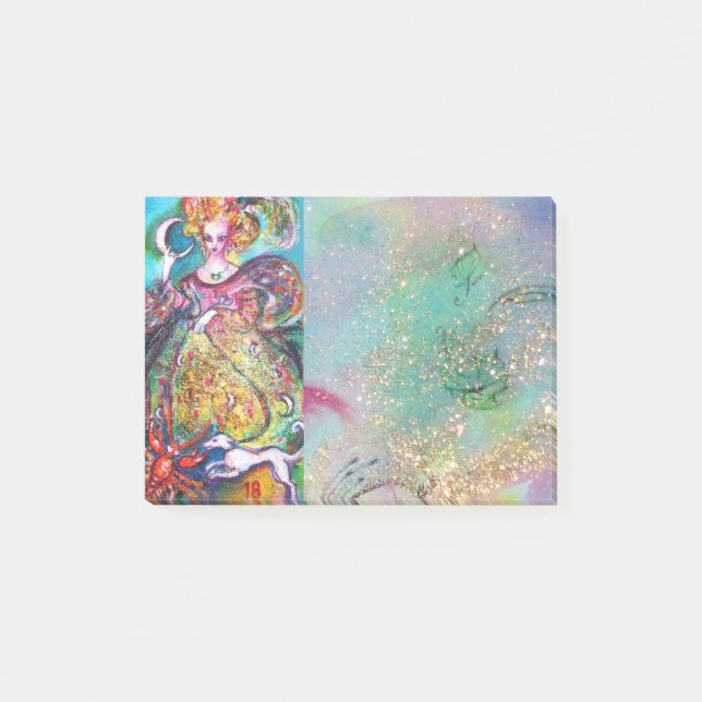 TAROTS OF THE LOST SHADOWS / THE MOON LADY POST-IT NOTES (Front)