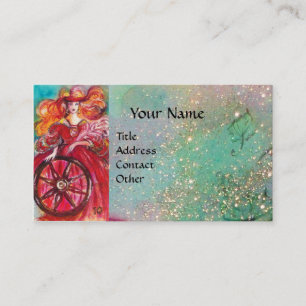 TAROTS OF THE LOST SHADOWS / THE WHEEL OF FORTUNE BUSINESS CARD