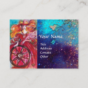 TAROTS OF THE LOST SHADOWS / THE WHEEL OF FORTUNE BUSINESS CARD