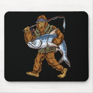 Tarpon Fishing Bigfoot Fishermen Mouse Pad