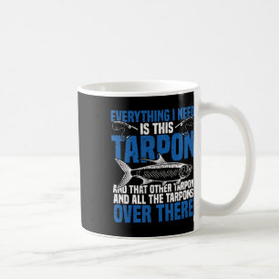 Tarpon Fishing Spot Rod And Reel Combo Tarpon Fish Coffee Mug