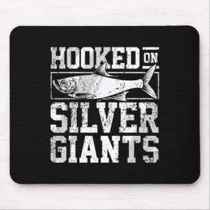 Tarpon Fishing Trip - Silver Tarpon Angler - Fish Mouse Pad