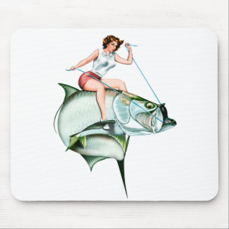 Tarpon Rider Mouse Pad