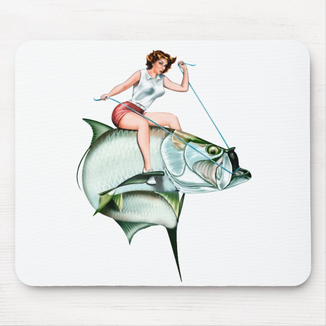 Tarpon Rider Mouse Pad (Front)