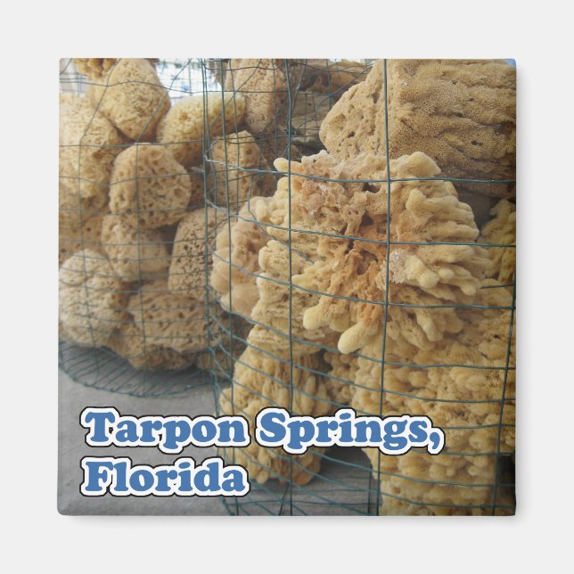 Tarpon Springs Sponges Magnet (Front)