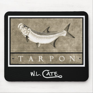 Tarpon Vintage Black & White Mouse Pads