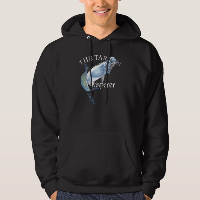 Tarpon Whisperer Dark Hoodie (Front)