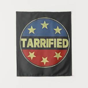 Tarrfied Anit Trump Patriotic American Tapestry