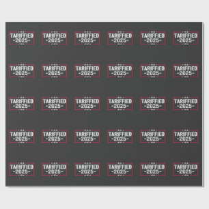 Tarrified 2025 Politic American Tarrifs Wrapping Paper