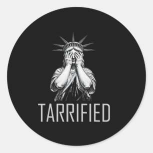 Tarrified For The American Economy - Anti-tariff A Classic Round Sticker