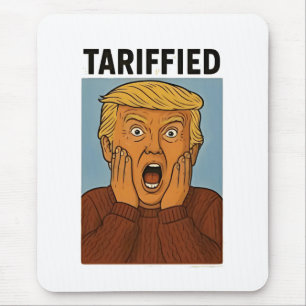 Tarrified Resist I Stand With Penguins Mouse Pad