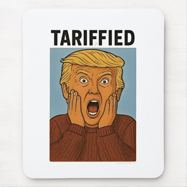 Tarrified Resist I Stand With Penguins  Mouse Pad (Front)