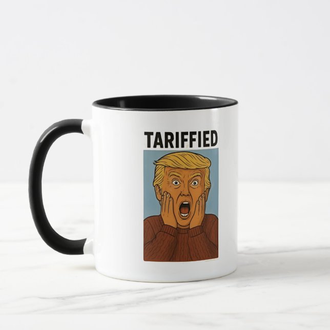 Tarrified Resist I Stand With Penguins  Mug (Left)