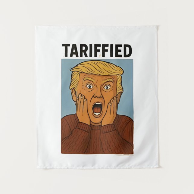 Tarrified Resist I Stand With Penguins  Tapestry (Front)