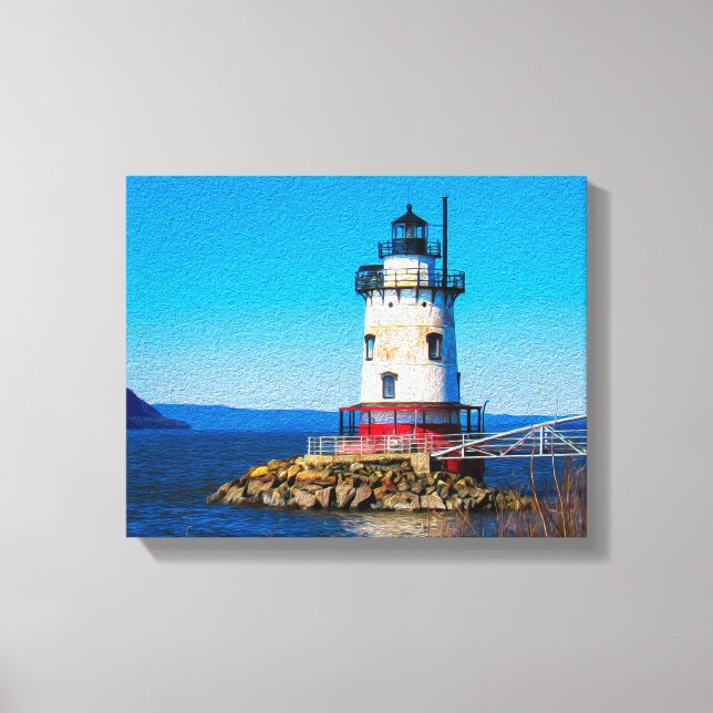 Tarrytown Lighthouse Canvas Print (Front)