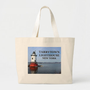 Tarrytown Lighthouse, New York Jumbo Tote Bag