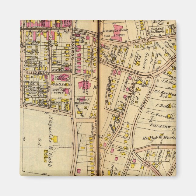 Tarrytown, New York 4 Magnet (Front)