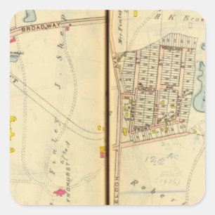 Tarrytown, New York 5 Square Sticker