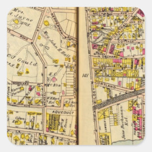 Tarrytown, New York 7 Square Sticker