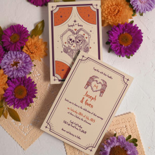 Tart & Toasted Gothic Wdding Invitation
