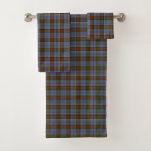 Tartan Bathroom Towel Set