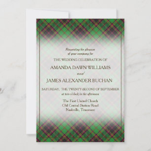 Tartan Beauty Clan Buchan Scottish Plaid