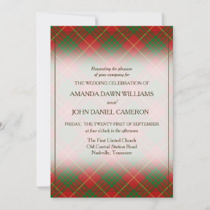 Tartan Beauty Clan Cameron Scottish Plaid