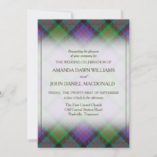 Tartan Beauty Clan MacDonald Scottish Plaid