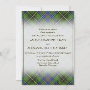 Tartan Beauty Clan MacInnes Scottish Plaid
