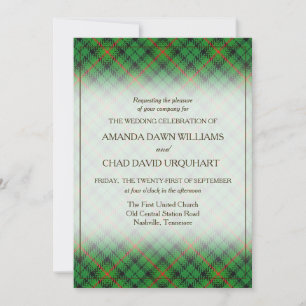 Tartan Beauty Clan Urquhart Scottish Plaid